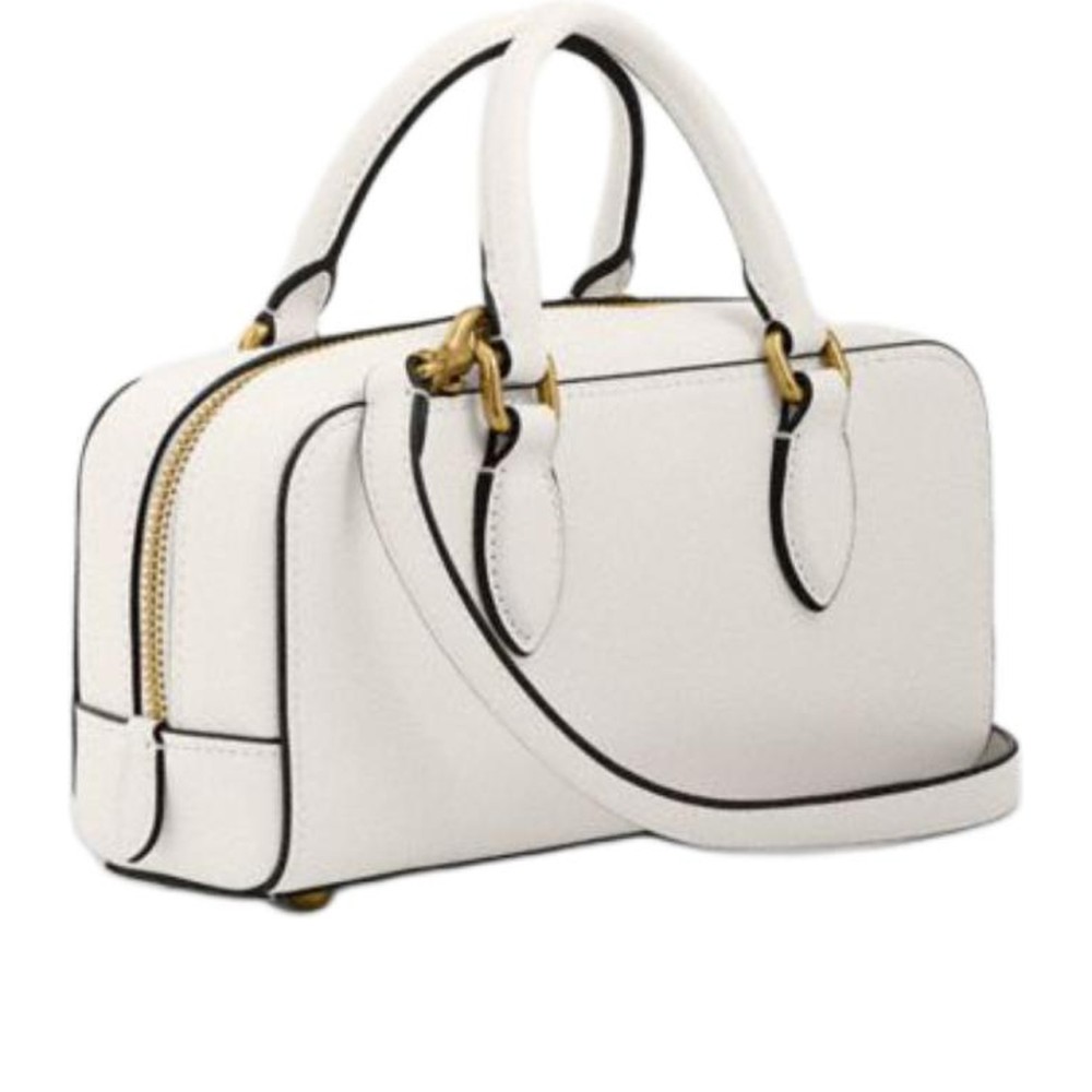 Bowery Glove Tanned Leather Shoulder Bag Crossbody Bag Handbag Medium Women S Chalk