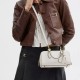 Bowery Glove Tanned Leather Shoulder Bag Crossbody Bag Handbag Medium Women S Chalk