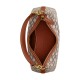 Juliet Fabric Jacquard Handbag Shoulder Bag Crossbody Bag Large Size Women S Cocoa Varnish Amber