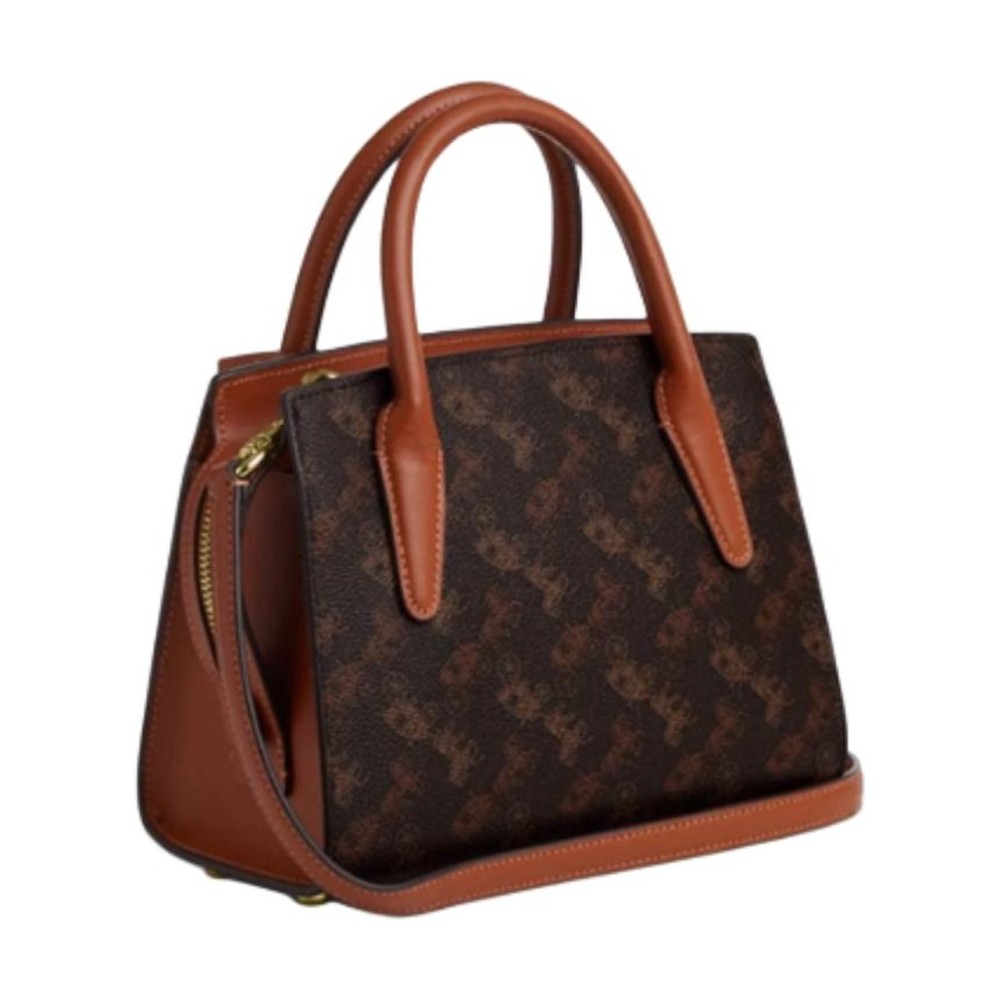 Andrea Carryall Artificial Leather Crossbody Handbags Small Size Women S Truffle Color
