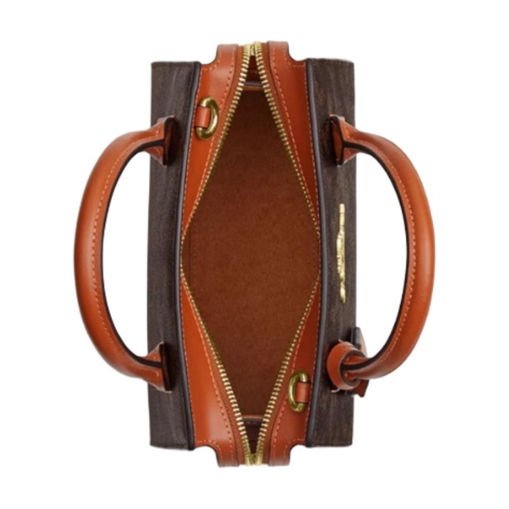 Andrea Carryall Artificial Leather Crossbody Handbags Small Size Women S Truffle Color