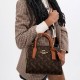 Andrea Carryall Artificial Leather Crossbody Handbags Small Size Women S Truffle Color