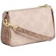 Nolita Coated Canvas Shoulder Bag Small Size Women S Tan