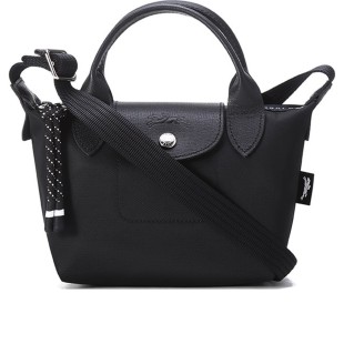 Le Pliage Energy Nylon Canvas Shoulder Bag Crossbody Bag Handbag Mini Women S Black