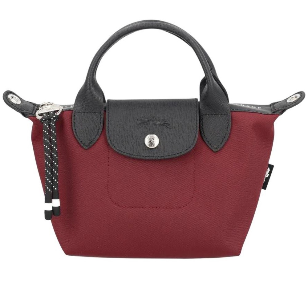 Le Pliage Energy Polyamide Canvas Dumpling Bag Handbag Mini Women S Burgundy