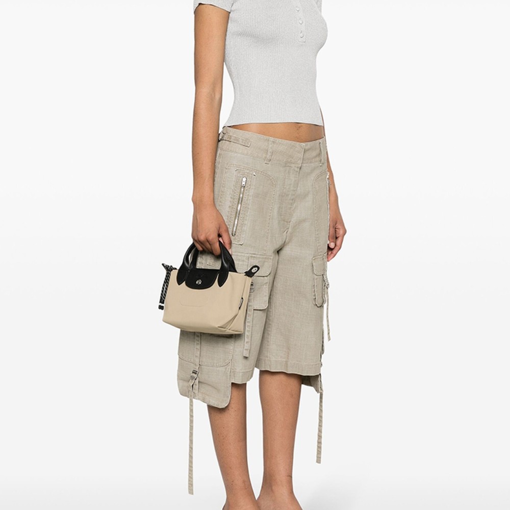 Le Pliage Energy Recycled Canvas Shoulder Bag Crossbody Bag Handbag Women S Clay