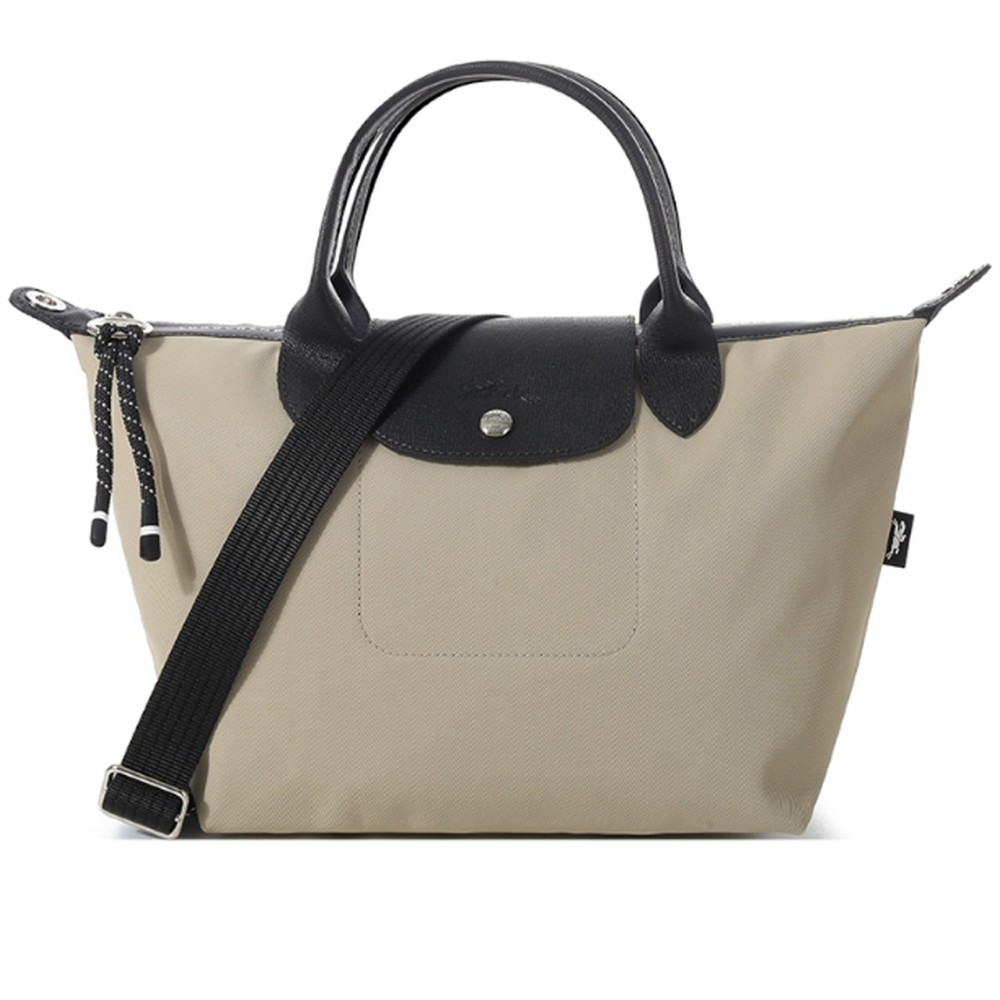 Le Pliage Energy Recycled Canvas One Shoulder Handbag Women S Earth Umber