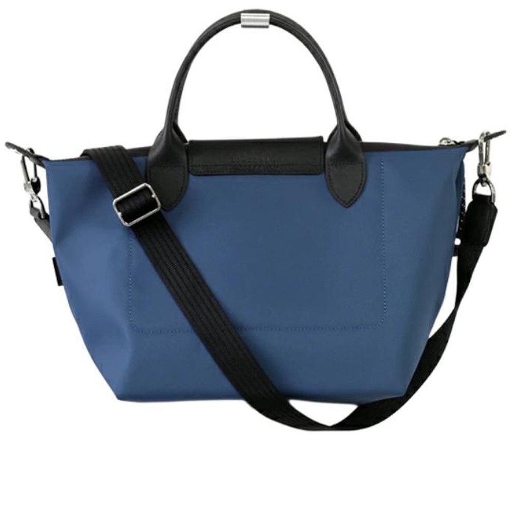 Le Pliage Energy Nylon Canvas Dumpling Bag Handbag Small Women S Ink Blue