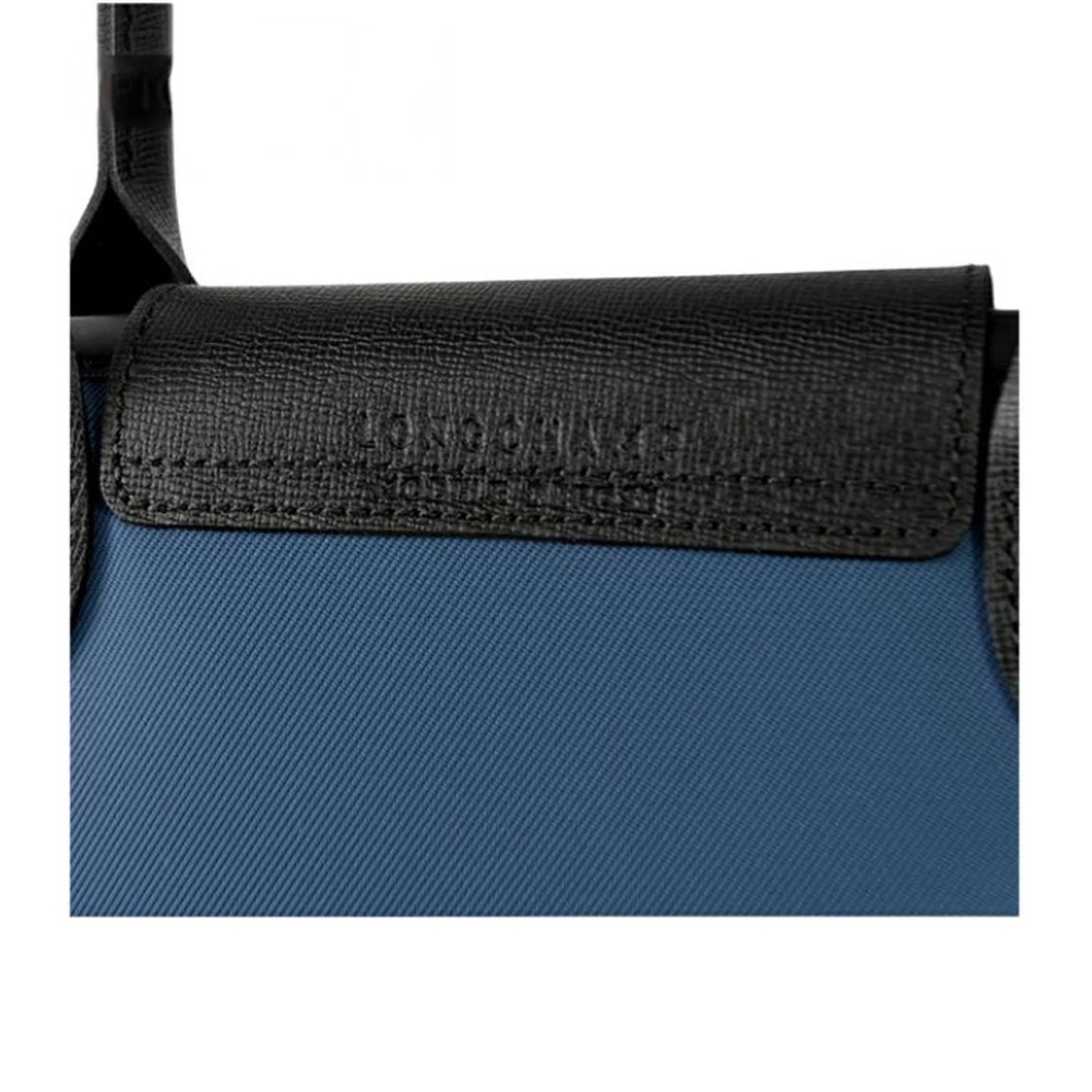 Le Pliage Energy Nylon Canvas Dumpling Bag Handbag Small Women S Ink Blue