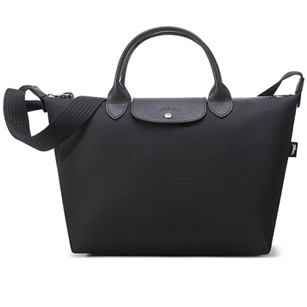 Le Pliage Energy Recycled Canvas Handbag Medium Women S Black