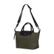 Le Pliage Energy Recycled Polyamide With Canvas Shoulder Bag Handbag Medium Women S Khaki