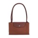 Le Pliage Green Canvas With Leather Canvas Bag Dumpling Bag Handbag Shoulder Bag Large Size Women S Brown