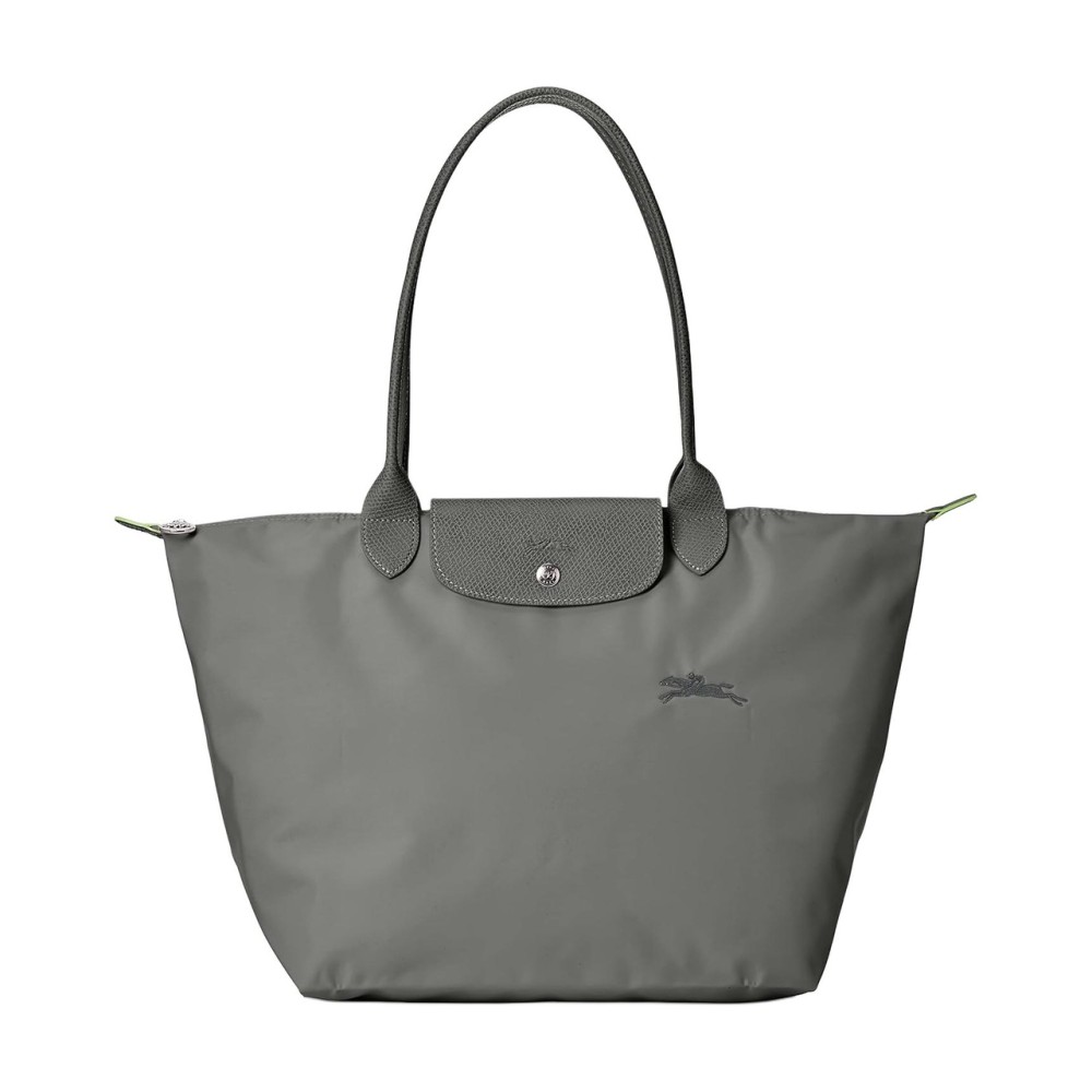 Le Pliage Green Canvas With Leather Canvas Bag Handbag Shoulder Bag Tubas Women S Graphite