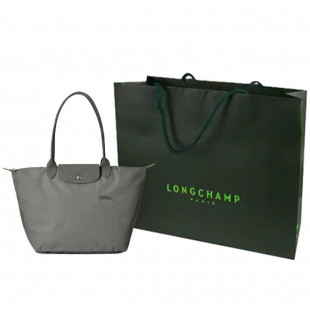 Le Pliage Green L Tote bag  Graphite