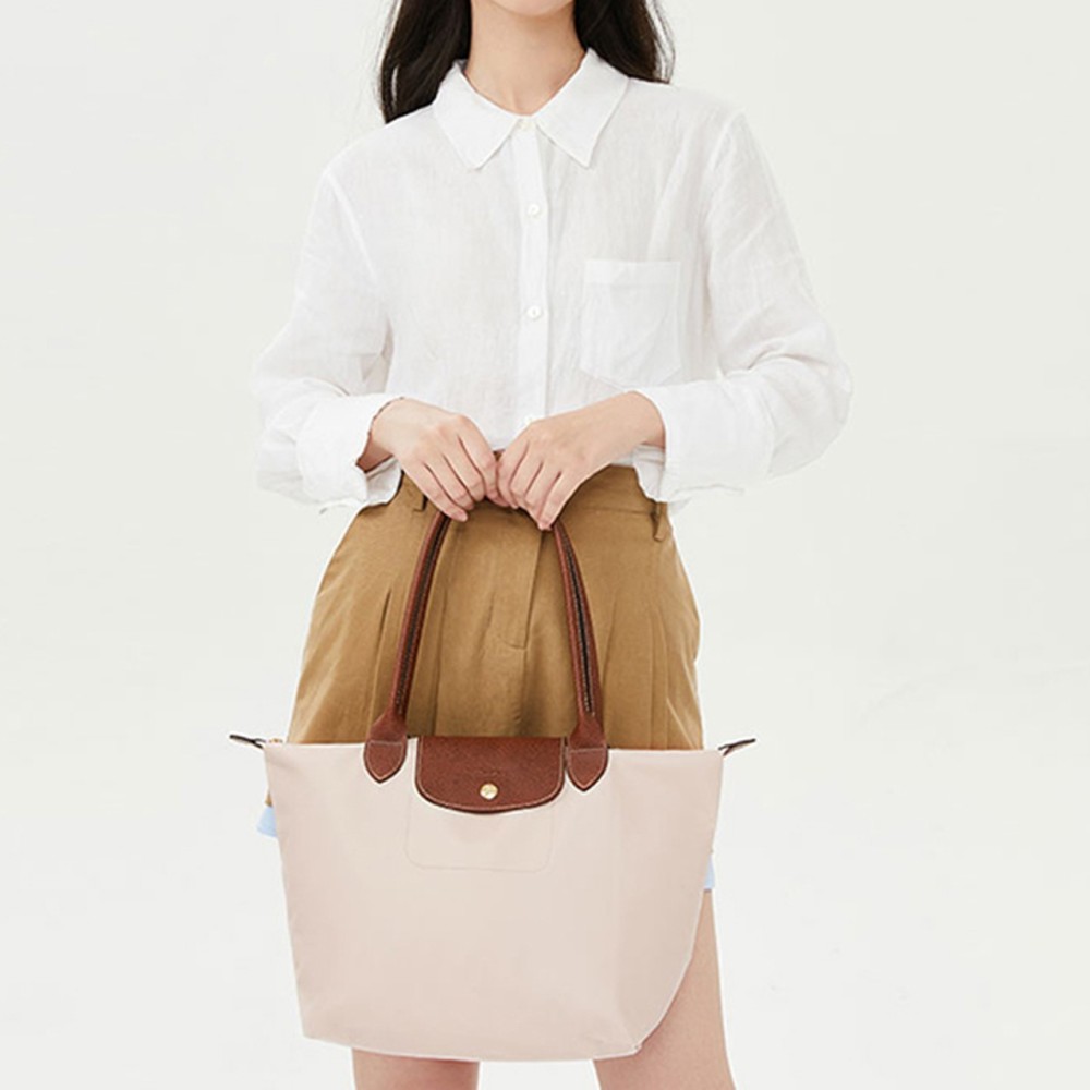 Le Pliage Canvas Shoulder Bag Medium Women S Paper Color