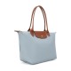Le Pliage Recycled Canvas Tote Bag Shopping Bag Handbag Medium Women S Steel