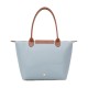 Le Pliage Recycled Canvas Tote Bag Shopping Bag Handbag Medium Women S Steel