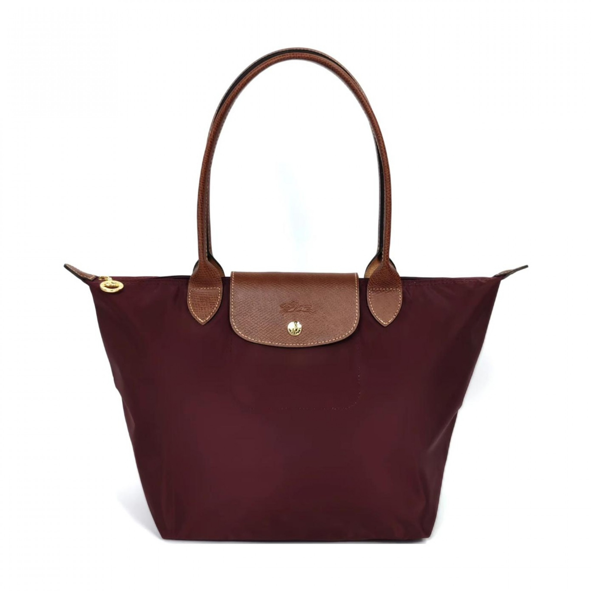 Le Pliage Original M Tote Bag Burgundy