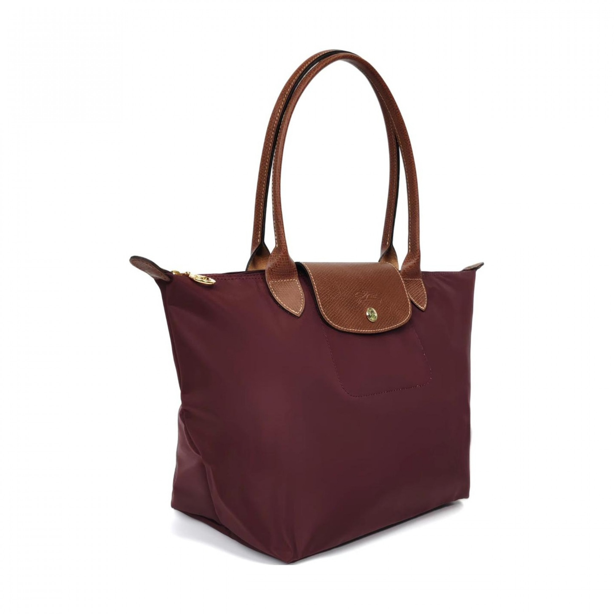Le Pliage Original M Tote Bag Burgundy