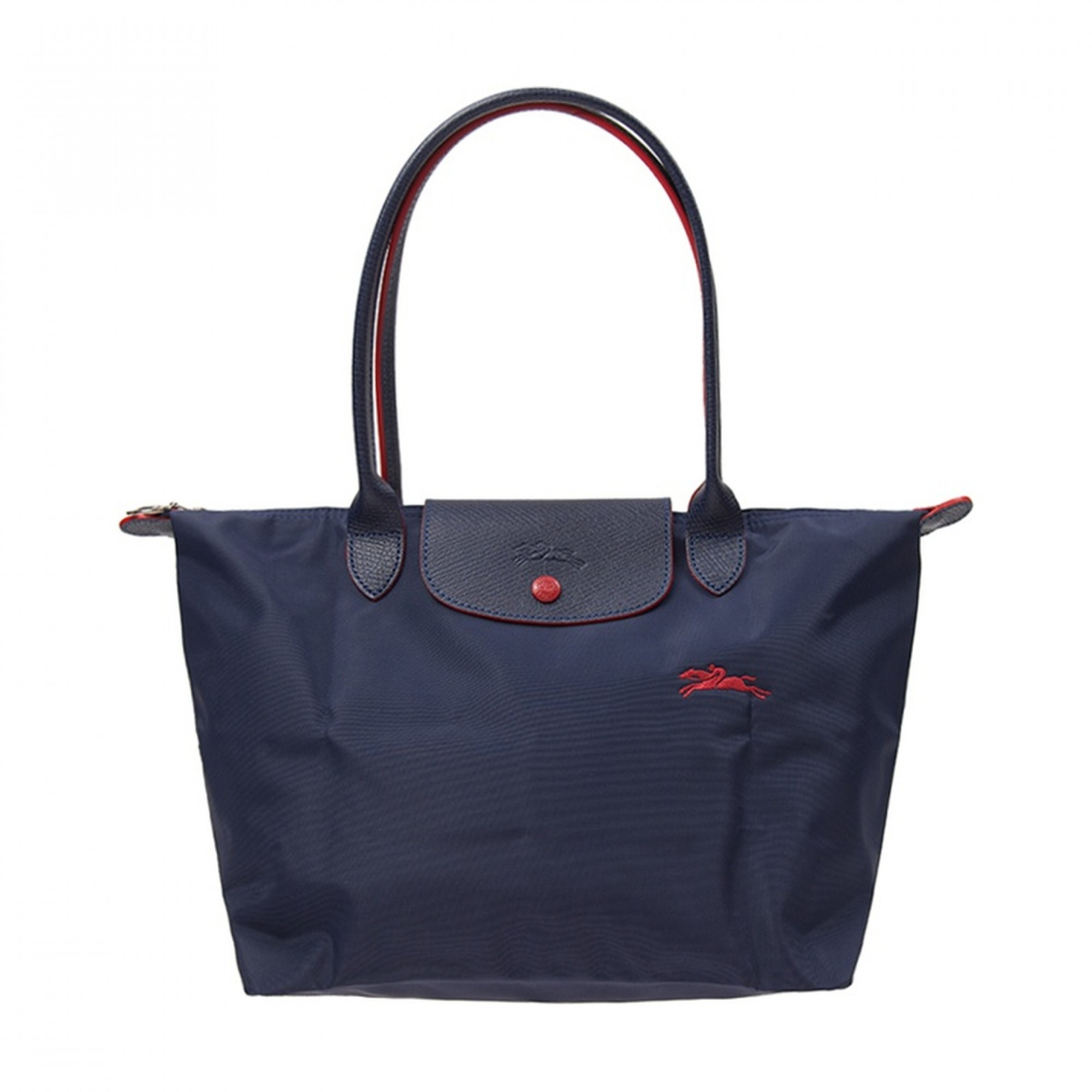 Le Pliage Club Navy Red Nylon