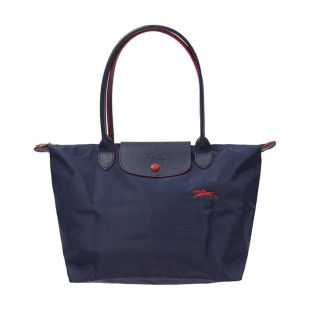 Le Pliage Club Fabric Tote Bag Shopping Bag Dumpling Bag Handbag Shoulder Bag Medium Size Women S Navy