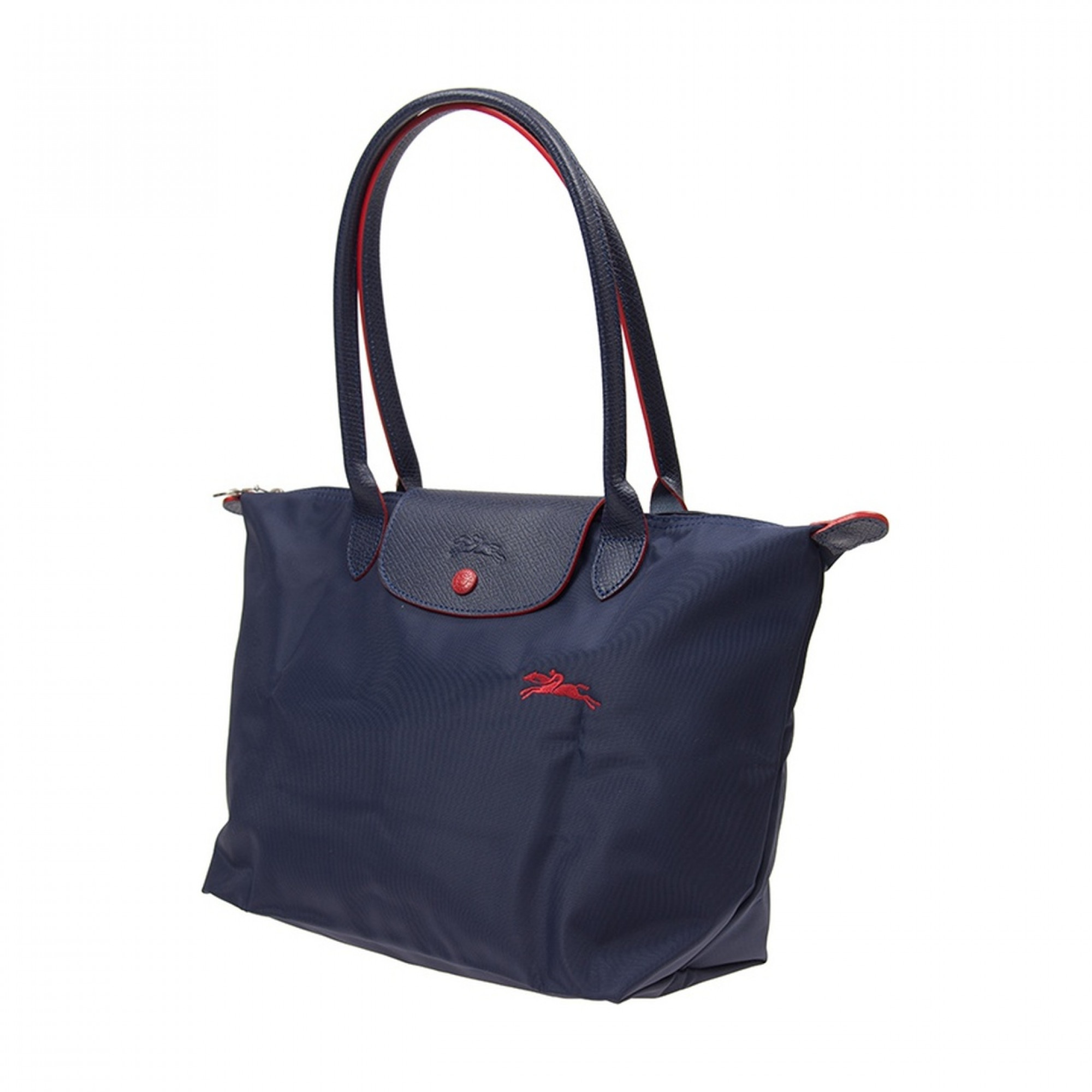 Le Pliage Club Navy Red Nylon