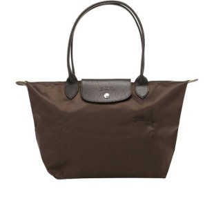 Le Pliage Green Nylon Tote Bag Shopping Bag Handbag Medium Women S Mocha