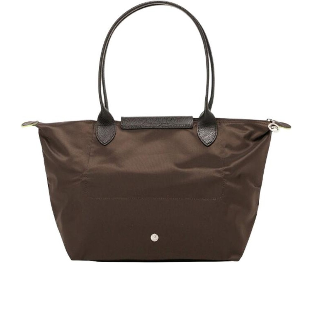 Le Pliage Green Nylon Tote Bag Shopping Bag Handbag Medium Women S Mocha