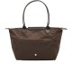 Le Pliage Green Nylon Tote Bag Shopping Bag Handbag Medium Women S Mocha