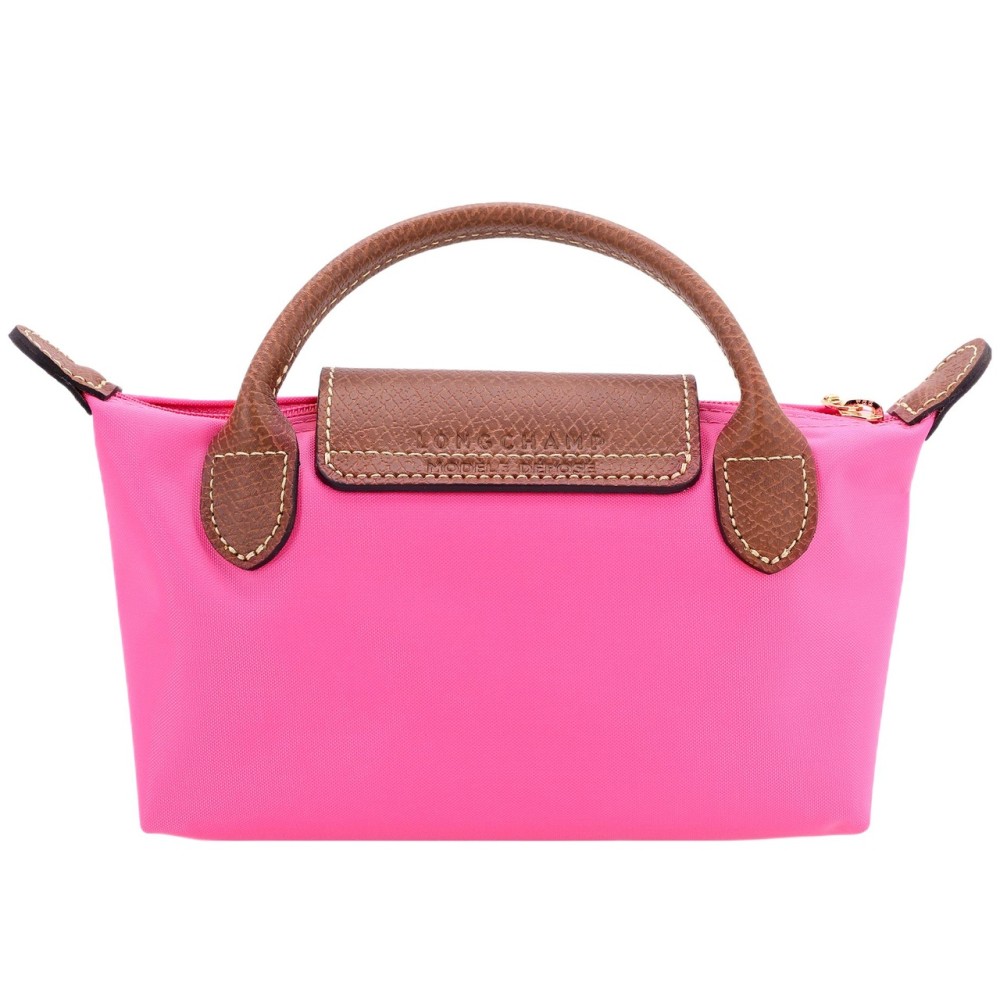 Le Pliage Recycled Canvas With Leather Trim Canvas Bag Dumpling Bag Handbags Regular Women S Candy Pink