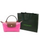 Le Pliage Recycled Canvas With Leather Trim Canvas Bag Dumpling Bag Handbags Regular Women S Candy Pink