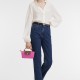 Le Pliage Recycled Canvas With Leather Trim Canvas Bag Dumpling Bag Handbags Regular Women S Candy Pink