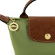 Le Pliage Cow Leather Trim Dumpling Bag Handbags Regular Women S Wild Grass Green