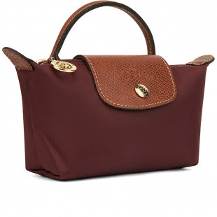 Le Pliage Polyamide Handbag Women S Burgundy Color