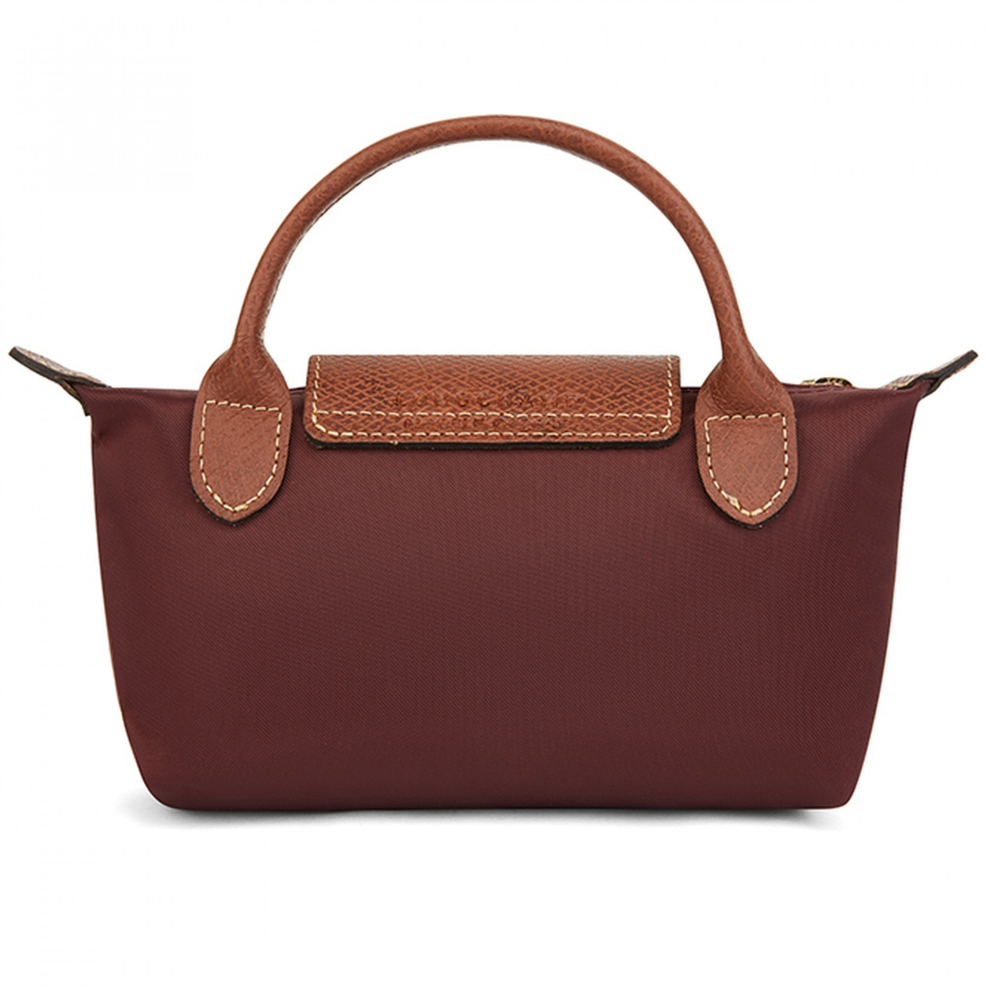 Le Pliage Polyamide Handbag Women S Burgundy Color