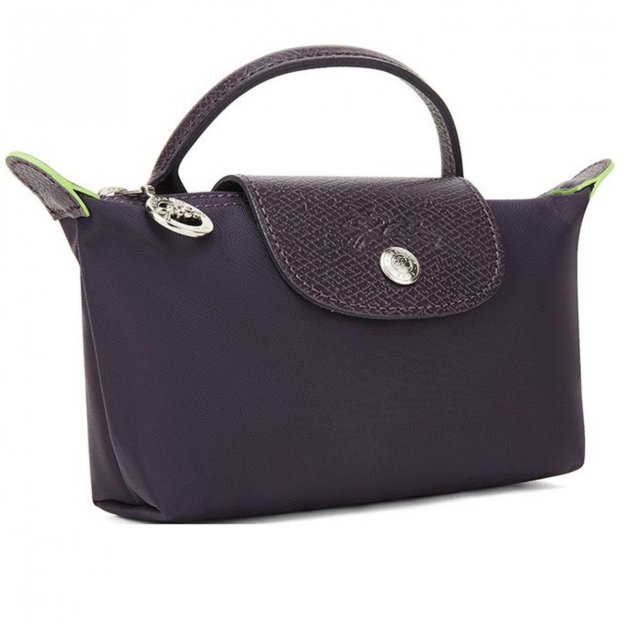 Recycled Polyamide Canvas Handbag Regular Women S Purple
