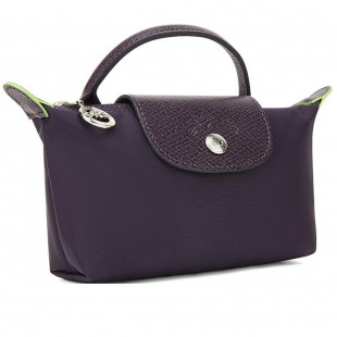 Recycled Polyamide Canvas Handbag Regular Women S Purple