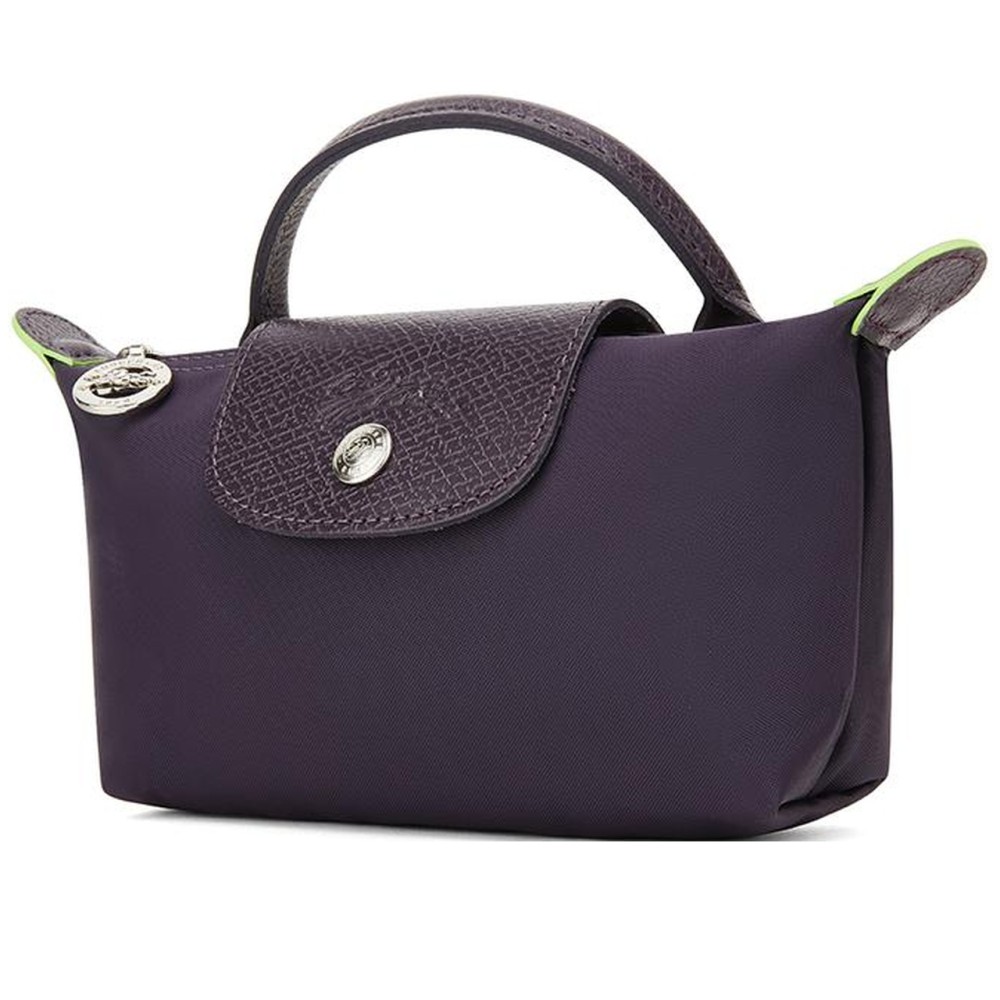Recycled Polyamide Canvas Handbag Regular Women S Purple