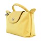 Le Pliage Green Cow Leather Trim Dumpling Bag Handbag Women S Wheat Yellow