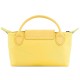 Le Pliage Green Cow Leather Trim Dumpling Bag Handbag Women S Wheat Yellow