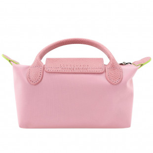 Le Pliage Green Pouch with Handle Petal Pink