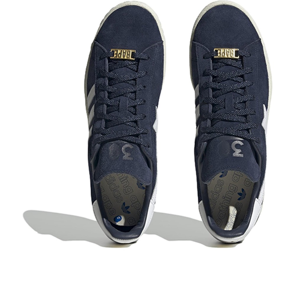 X Bape Campus 80 Collegiate Navy Sneakers
