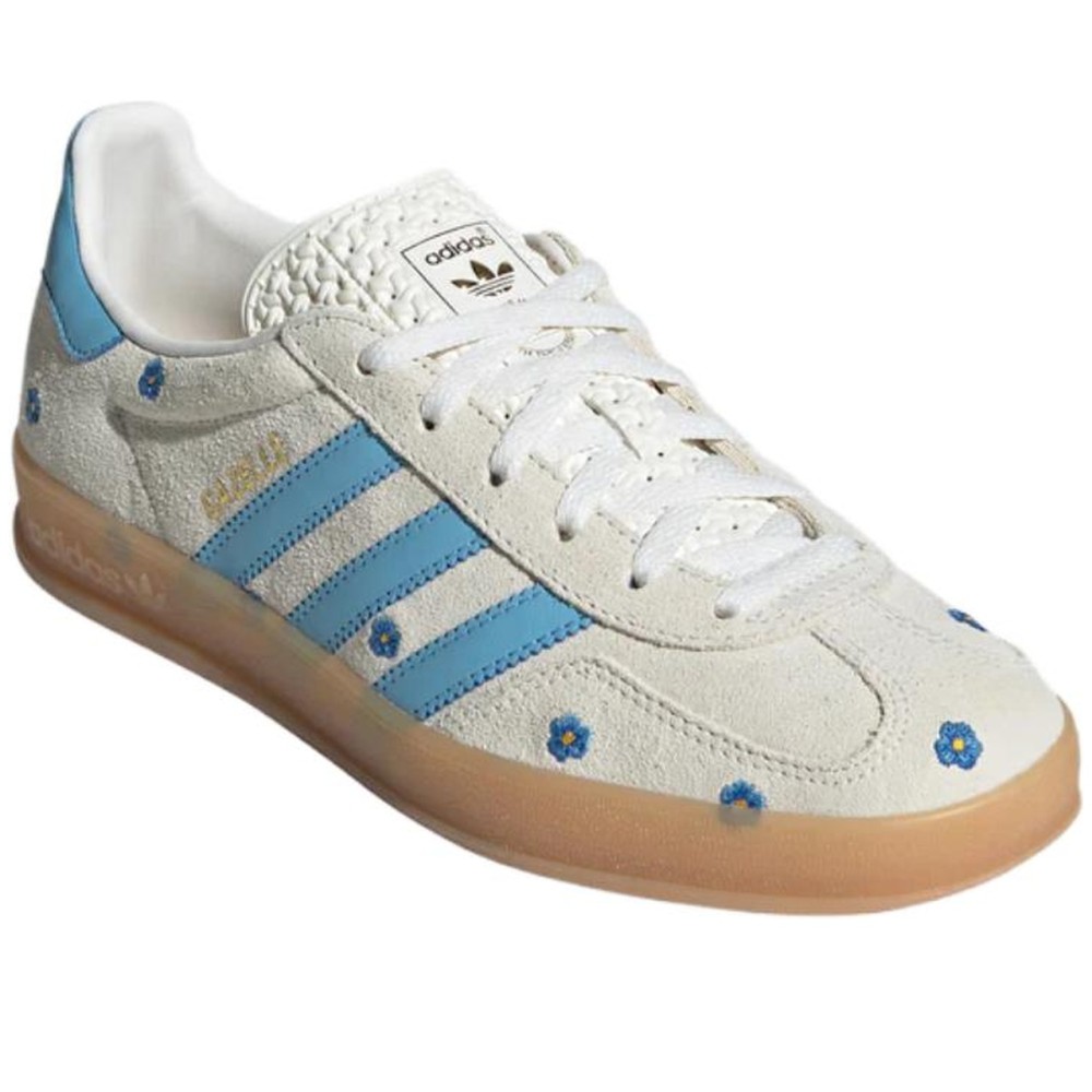 Gazelle Indoor Floral White Blue Women