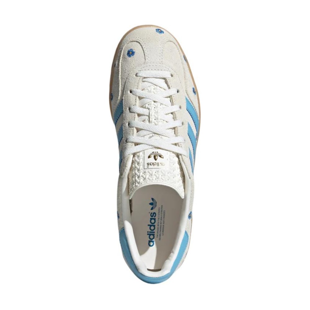 Gazelle Indoor Floral White Blue Women