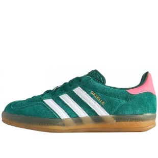 Gazelle Indoor Collegiate Green Lucid Pink Women