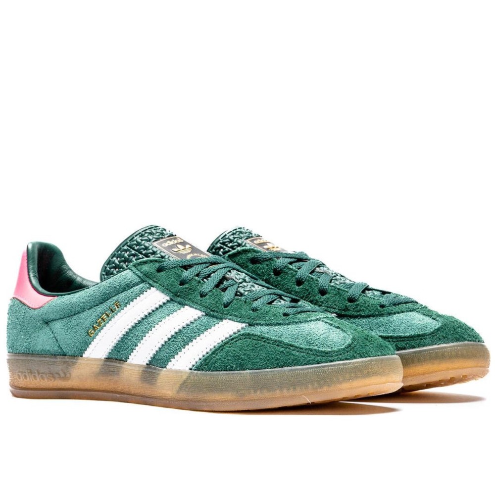 Gazelle Indoor Collegiate Green Lucid Pink Women