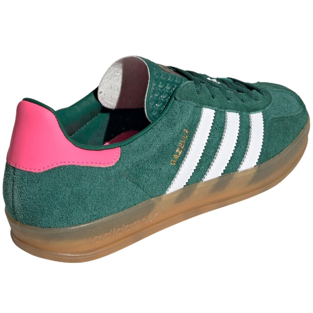 Gazelle Indoor Collegiate Green Lucid Pink Women