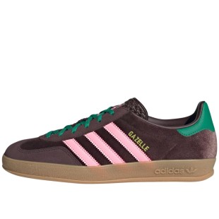 Gazelle Indoor Dark Brown Pink Green Velvet Women