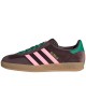 Gazelle Indoor Dark Brown Pink Green Velvet Women