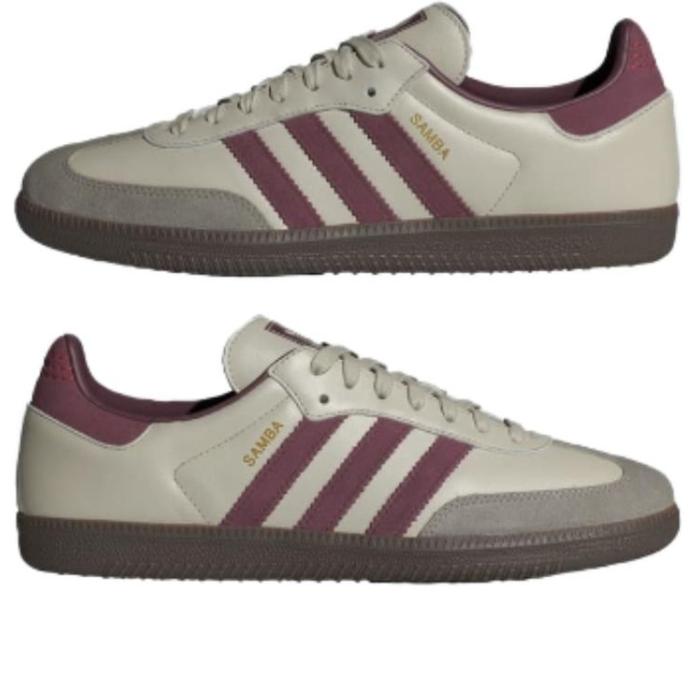 Samba Og Putty Grey Maroon